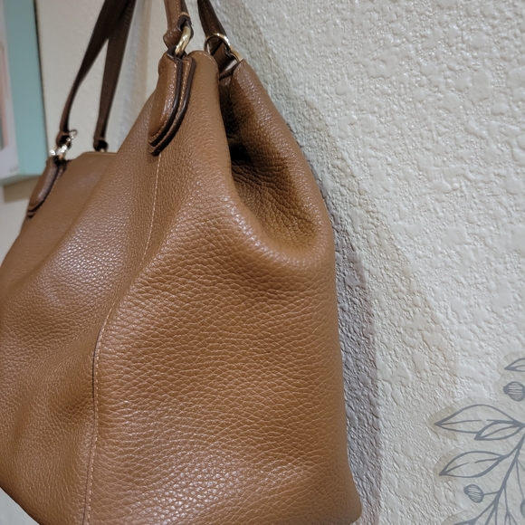 Coach Brown Leather Hand Bag, Shoulder Bag Purse - Picture 5 of 16